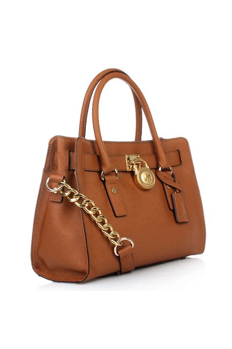michael kors tasche hamilton cognac